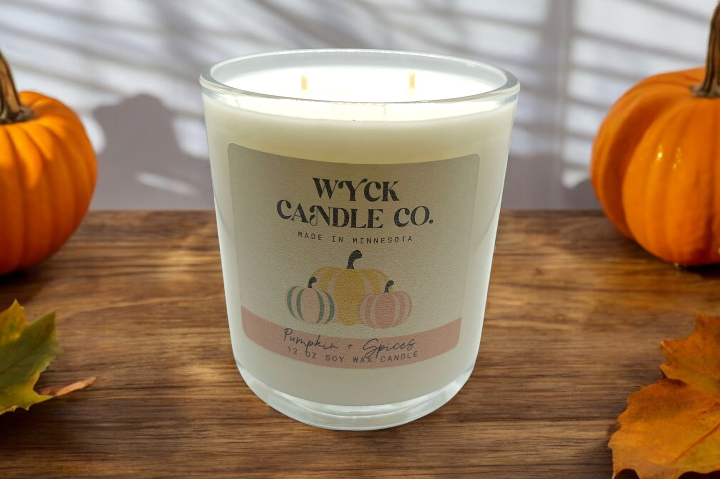Pumpkin + Spices Soy Candle