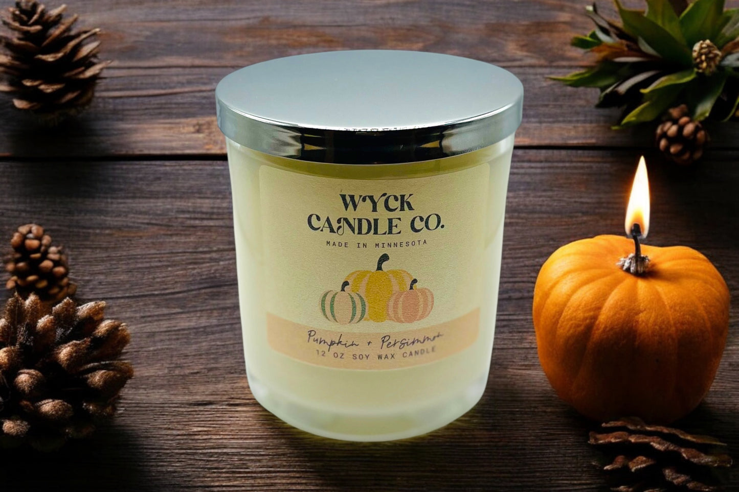 Pumpkin + Persimmon Soy Candle