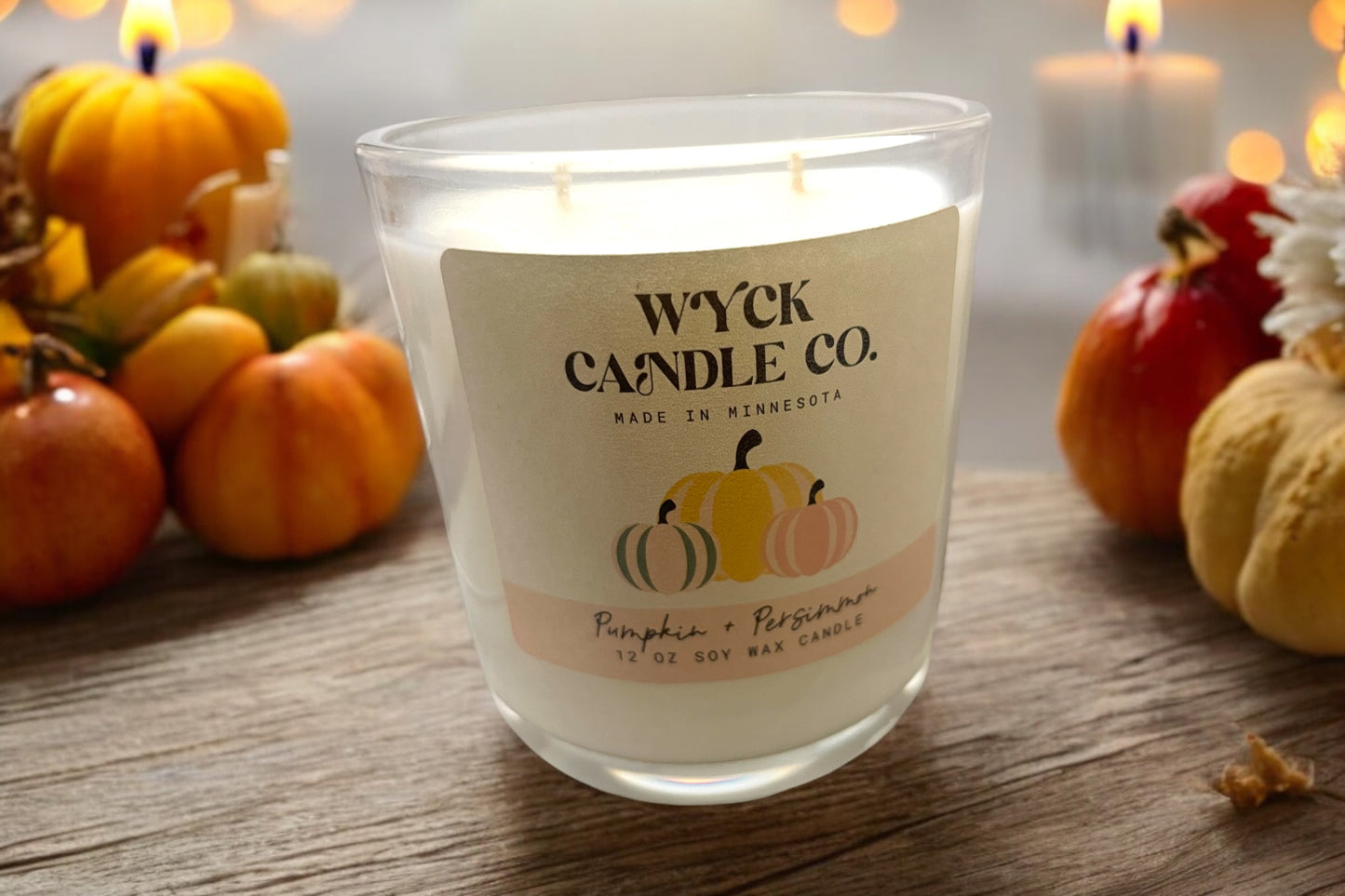 Pumpkin + Persimmon Soy Candle