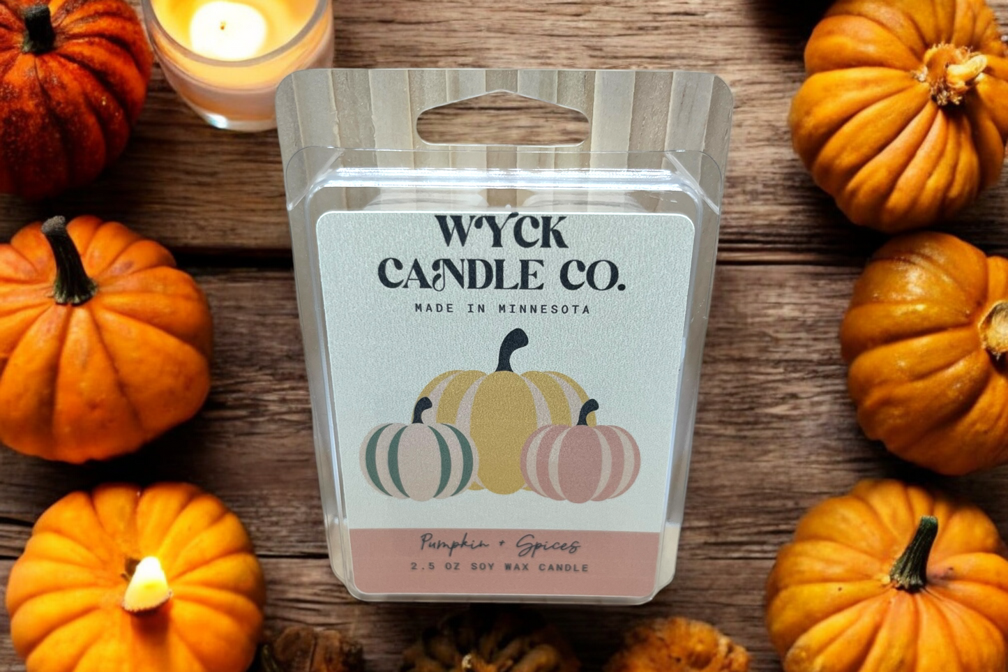 Pumpkin +Spices 2.5 OZ Wax Melt