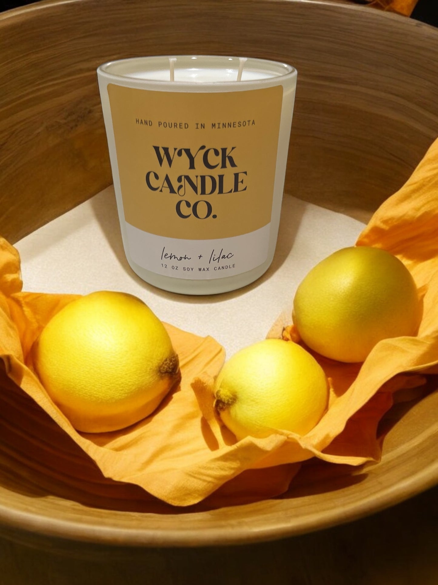Lemon + Lilac Soy Candle