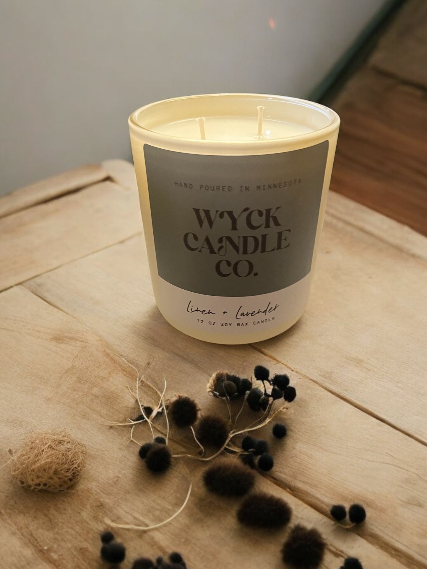 Linen + Lavender Soy Candle