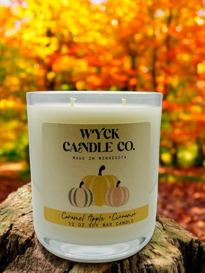 Caramel Apple + Cinnamon Soy Candle